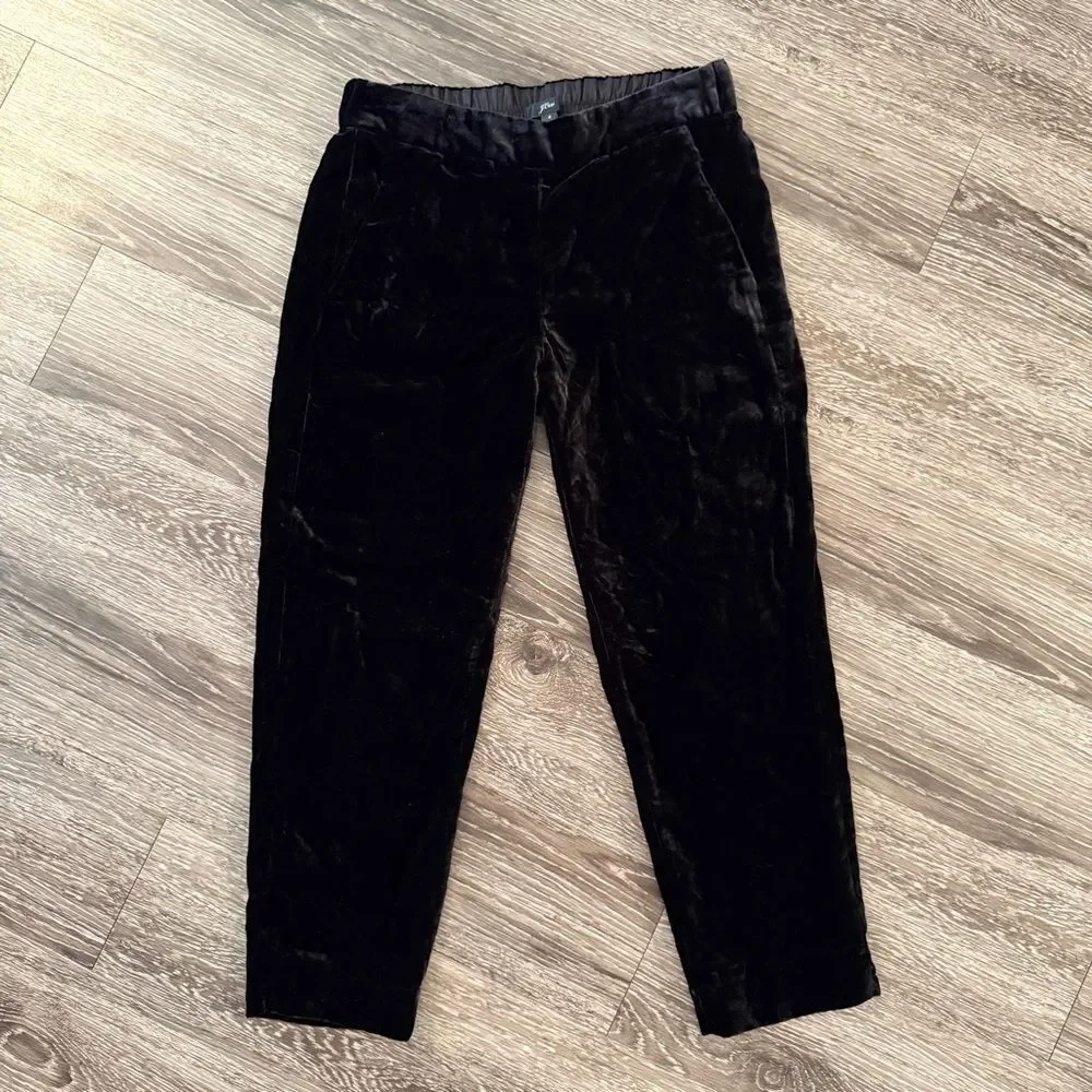 J. Crew Velour Pull On Pants